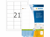ETIKET HERMA 8632 63.5X38.1MM PREMIUM A4 210ST WIT artikel afbeelding