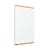 Whiteboard NATURAL frame in houtlook, bord wit b x h = 1000x1500 mm