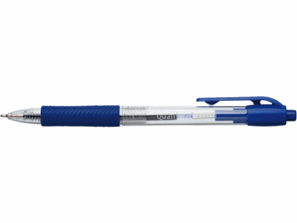 BALPEN QUANTORE RUBBEREN GRIP DRUKKNOP BLAUW artikel afbeelding