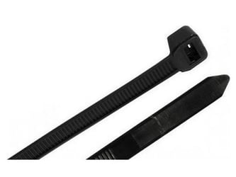KINZO Kabelbinders 2.5x200mm Zwart (pak 100 stuks)