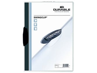 Durable Klemmap Swingclip 1 - 30 vel, zwart (pak 25 stuks) artikel afbeelding