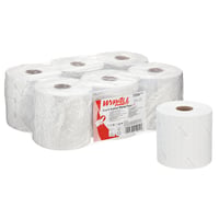Poetsrol KC WypAll 7256 L10 1-laags 19,5cmx304m 800vel wit
