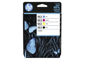 Inktcartridge HP 6ZC70AE 963 zwart + 3 kleuren artikel afbeelding