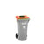 Verzamelaar voor spuitbussen verrijdbaar, inhoud 120 l h x b x d = 960x498x554 mm
