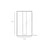 Kraft/PLA vensterzak 10x14,5x(2x3)cm