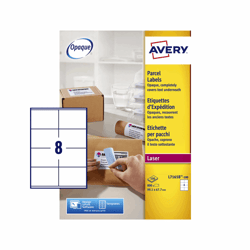 ETIKET AVERY L7165B-100 BLOCKOUT 99.1X67.7MM 800ST artikel afbeelding