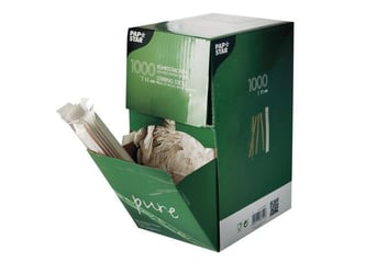 CONPAX Roerstaafjes, Hout "pure" 11 cm x 5 mm per stuk verpakt (pak 1000 stuks)