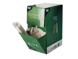 CONPAX Roerstaafjes, Hout "pure" 11 cm x 5 mm per stuk verpakt (pak 1000 stuks)