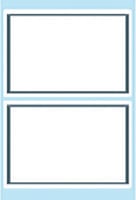 Etiket HERMA 5715 53x80mm schrift grijs kader 12 stuks