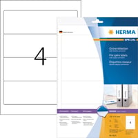 Rugetiket HERMA 5090 smal 38x192mm zelfklevend wit