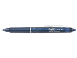 Pilot FriXion Ball Clicker gelpen met kliksysteem, medium punt van 0,7 mm, blauwe inkt, blauwe huls met grip (doos 12 stuks)