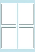 Etiket HERMA 5713 40x55mm schrift grijs kader 24stuks
