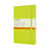 Notitieboek Moleskine large 130x210mm lijn hard cover lemon green
