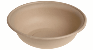 Suikerriet bowl 900ml/21cm Ø/6cm hoog bruin