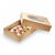 Kraft cateringdoos met PLA venster 56x32x8cm