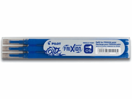 Rollerpenvulling PILOT friXion fijn blauw set à 3 stuks