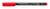 Viltstift Staedtler Lumocolor 317 permanent M rood