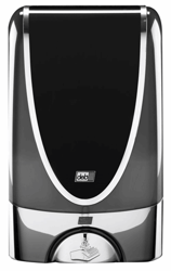 Deb Zwart & Chroom 1,2 ltr. TF dispenser TouchFree dispenser artikel afbeelding