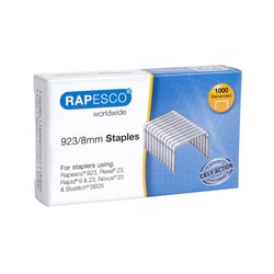 Rapesco 923/8mm (23 Type) Galvanised Staples (Pack 1000)