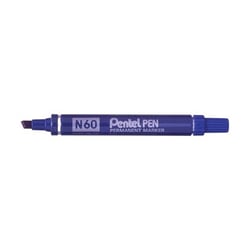Marker Pentel N60 permanent blauw/pk12