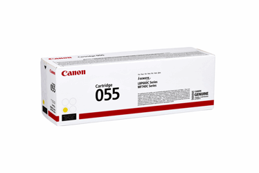TONERCARTRIDGE CANON 055 2.1K GEEL artikel afbeelding