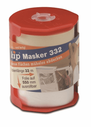 KIP 332 Masking folie  met professionele masking tape 550 mm x 33 m met dispenser artikel afbeelding