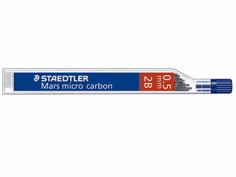Potloodstift Staedtler Mars 0,5mm 2B/p12 artikel afbeelding