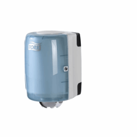 Handdoekdispenser h x b x d = 356x248x232 mm turquoise / wit - Tork 659000