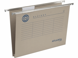 Hangmap Djois Alzicht folio frontaal recycled U-bodem 30mm grijs