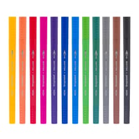 Fineliner Brush pen Bruynzeel Creatives set 12 kleuren