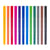 Fineliner Brush pen Bruynzeel Creatives set 12 kleuren