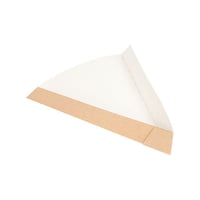 FSC® golfkarton pizzapunt houder 21x16,5x3,5cm