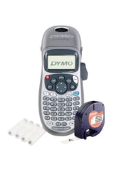 Labelprinter Dymo letratag LT-100H ABC special edition zilver met gratis rol tape