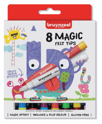VILTSTIFT BRUYNZEEL KIDS MAGIC POINTS ASS artikel afbeelding