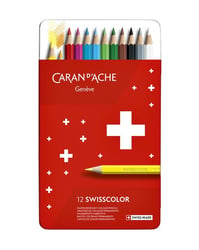 Kleurpotloden Caran d'Ache Swisscolor 12stuks ass artikel afbeelding