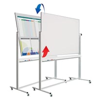 Individueel bedrukt kantelbord, mobiel aan één zijde bedrukt