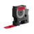 Dymo D1 labeltape 19 mm Zwart op rood 45807