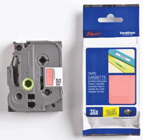 Labeltape Brother P-touch TZe-435 standaard 12mm wit op rood