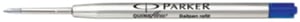 Balpenvulling Parker Quinkflow blauw medium blister à 10 stuks