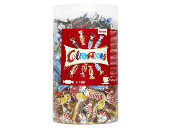 Chocola Celebrations silo 1435 gram artikel afbeelding