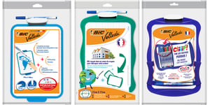 Whiteboard Bic Velleda recycled 21x31cm + stift + wisser
