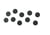 Magneet Nobo 13mm 100gr zwart 10stuks