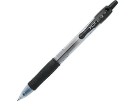 Pilot Gelpen G2-07 Grip, 0,4 mm, Zwart (pak 12 stuks)
