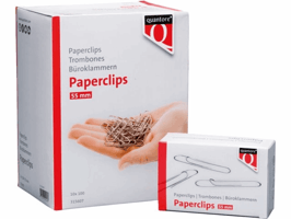 Paperclip Quantore R50 55mm lang 100 stuks