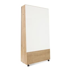 Mobiel whiteboard NATURAL BASIC-versie - plaatstaal, gelakt bord-b x h = 1000x1500 mm