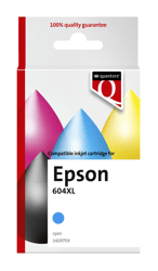Inktcartridge Quantore alternatief tbv Epson 604XL T10H24 blauw