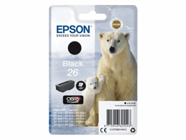 Inktcartridge Epson 26 T2601 zwart