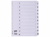 Staples Tabbladen wit karton 11 rings, A4, bedrukte tabs, 1-10 (set 10 vel) artikel afbeelding