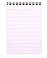 Schrijfblok Rhodia A4 lijn 80 vel 80gr spiraal oranje