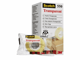 Plakband Scotch 550 19mmx33m transparant